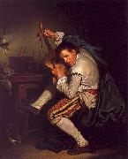 Jean Baptiste Greuze The Guitarist USA oil painting artist
